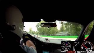 Porsche 997 GT3 RS 38 at Monza Circuit  best lap 204quot7 [upl. by Shaff]