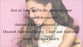 Ariana Grande  Tattooed Heart with Lyrics [upl. by Enrichetta175]