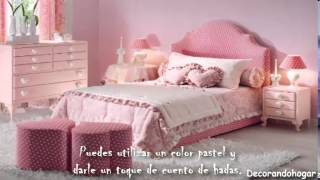 Decoración dormitorio para niñas  Decorar dormitorio chicas [upl. by Inaleon393]