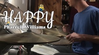 Happy  Pharrell Williams drum cover [upl. by Iur]