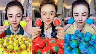 ENAK JELLY BALLS PARTY ASMR MUKBANG REALLY TASTY [upl. by Jobey]