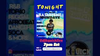 BASHMENT🚨MONDAYZ🇧🇧MIX💣SHOW📀LIVE🇨🇦🕖78🕗PM🚨EST‼️Playing The Best In RampB Top40 Reggae Afrobeats [upl. by Mylan]