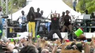 Machel Montano Live  Vybz cyah done [upl. by Llerad877]