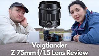 Voigtlander Z 75mm f15 lens review  The sweet sweet sweet Bokeh [upl. by Pyle981]