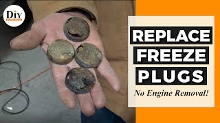 How to Install Freeze Plugs without Removing Engine  How to Replace a Freeze Plug [upl. by Alyks]