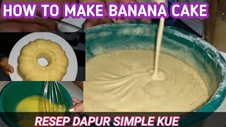 How To Cook Banana Cake  Simple cooking Tips banana [upl. by Stallworth358]