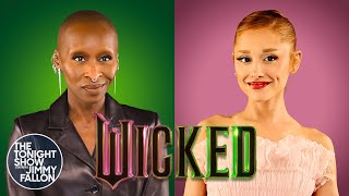 Ariana Grande and Cynthia Erivo Perform a Song About Wicked  The Tonight Show [upl. by Eirelav420]