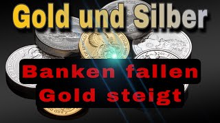 Gold und Silber ‼️Deutsche Bank erhöhtes Ausfallrisiko‼️ Banken fallen Gold steigt [upl. by Danyluk660]