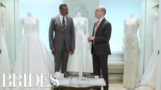 Mark Ingram and Sothebys Pair Wedding Dresses and Jewelry  BRIDES [upl. by Aiza]