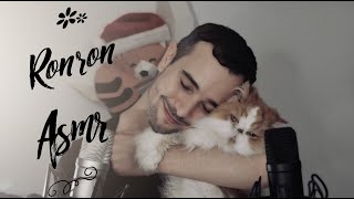 ASMR l RONRONTHERAPIE et CÂLINS avec mon CHAT feat Odéon [upl. by Rangel]