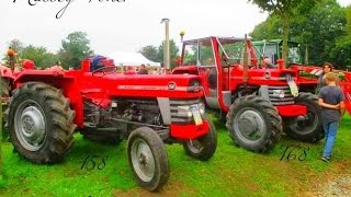 Petit défilé de tracteur à Bernesq lors du 4ème rassemblement de matériels agricoles [upl. by Grinnell]