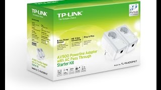 TPLINK AV500 Desempaquetado e instalación [upl. by Eeldarb]