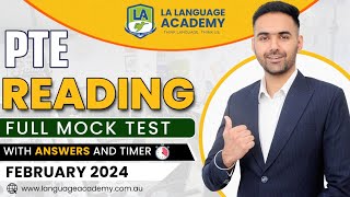 PTE Reading Full Mock Test with Answers  February 2024  Language academy PTE NAATI IELTS Experts [upl. by Acemaj]