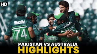 Highlights  Pakistan vs Australia  ODI  PCB  MM2A [upl. by Eeryn]