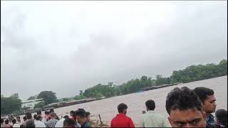 khadavli bridge close due to heavy rain [upl. by Ylliw855]