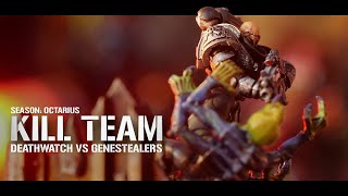 Kill Team in 30 DeathWatch vs Genestealers Warhammer 40k Battle Report [upl. by Suirauqram]