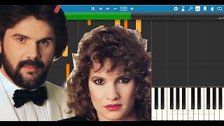 Pimpinela  Olvídame Y Pega La Vuelta  Piano Tutorial [upl. by Wenn399]