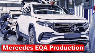 MercedesBenz EQA Production amp Battery Assembly German Factory Rastatt amp Kamenz [upl. by Anola972]