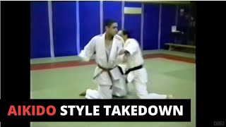 Aikido style takedown for Newaza [upl. by Krenn346]