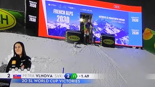 Petra Vlhova  Slalom  Courchevel  RUN 2  2023 [upl. by Nolad]