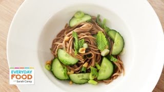 Asian Noodle Salad  Everyday Food with Sarah Carey [upl. by Anecuza946]