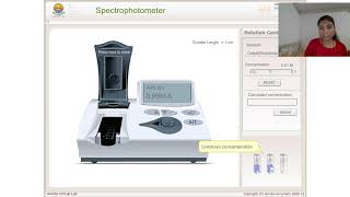 Virtual Lab Experiment on Spectrophotometer [upl. by Anirb100]