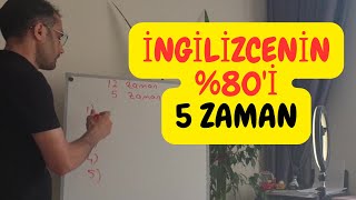 EN ÇOK KULLANILAN 5 ZAMAN  İNGİLİZCENİN 80İ [upl. by Aranat161]