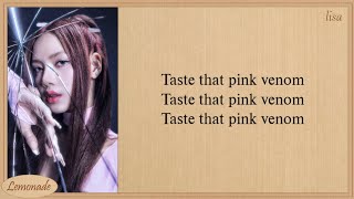 BLACKPINK Pink Venom Easy Lyrics [upl. by Barn]