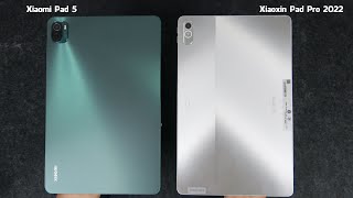 Xiaomi Pad 5 vs Lenovo Xiaoxin Pad Pro 2022  SpeedTest [upl. by Ulu]