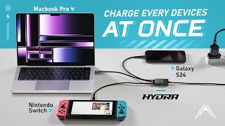 Now on Kickstarter Hydra Worlds First 100W Triple Fast Charging Type C Cable [upl. by Merridie]