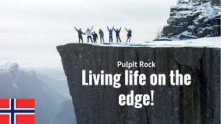 Climbing Preikstolen Pulpit Rock  Norway [upl. by Weinhardt663]