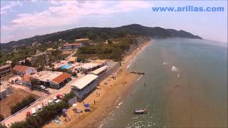 Arillas Beach aerial views 2013 [upl. by Ahsurej439]