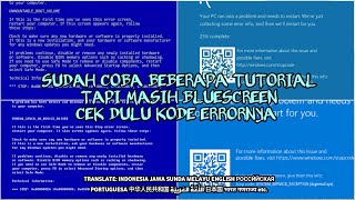 Cara Mudah Memperbaiki Layar Biru BSOD Untuk Semua Versi Windows [upl. by Onitnevuj212]