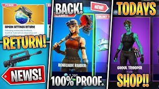 Renegade Raider Soon FREE VBucks Siphon Return Hot Lava Challenges Burst Rifle amp MORE [upl. by Vyky]