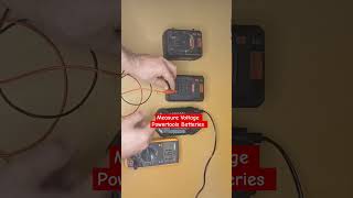 parkside rreko powertools voltagem Powertools Battery Measure Voltage with Multimeter [upl. by Hannahc892]