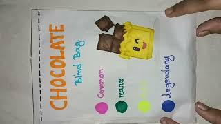 Chocolate 🍫 blind bag making 🥰 papercraft CraftArtistB [upl. by Hy]