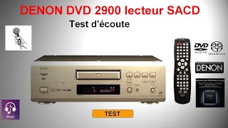 DENON SACD HIRES MUSIC lécoute [upl. by Franciskus]