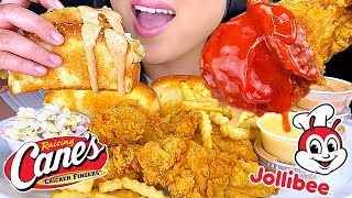 ASMR FRIED CHICKEN EATING SOUNDS 1 HOUR EATING COMPILATION ASMR Phan [upl. by Naujat]