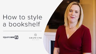 How to Style a Beautiful Bookshelf  Quick Design Tips [upl. by Phionna]