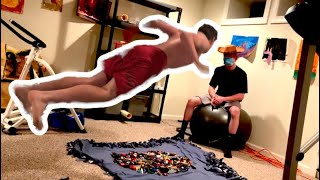 I bellyflopped on legos for 50k subscribers [upl. by Sueaddaht74]