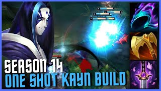 SEASON 14 NEW BEST BLUE KAYN BUILD [upl. by Gusella]