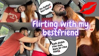 FLIRTING PRANK WITH MY BESTFRIEND😍  I KISSED HER  KYA KAREGI AB VO😰  SIMARR6000 [upl. by Letnohc]