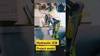 Hydraulic JCB model  JCB working model shorts shortsvideo shortsviral short school [upl. by Am97]