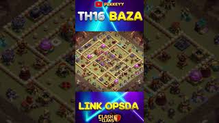 TH16 bazasi sxemasi 🔥 Clash of clans  shorts clashofclans coc pekkeyy pekkey [upl. by Lauter]