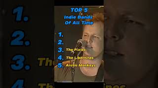 Top 5 Indie Bands Of All Time music arcticmonkeys indiemusic dancerock emergingrock [upl. by Aikkan]