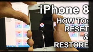 How To Reset amp Restore your Apple iPhone 8  Factory Reset [upl. by Ahsiener]