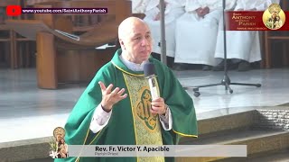 SeedsofFaith  Twenty Eighth Sunday in Ordinary Time  Rev Fr Victor Y Apacible  Oct 13 2024 [upl. by Aralc]