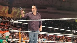 The Great Khali Returns At WWE Superstar Spectacle 2023 In India [upl. by Eno]