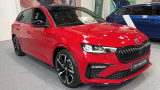 New SKODA SCALA 2024 FACELIFT  FIRST LOOK amp visual REVIEW Monte Carlo [upl. by Silrac]