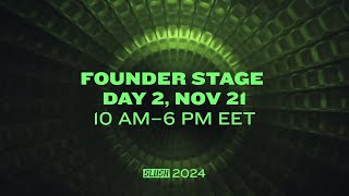 Slush 2024 Livestream  Founder Stage  Day 2 [upl. by Nileve]